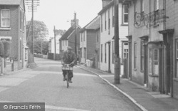 Cyclist In Clacton Road c.1955, St Osyth