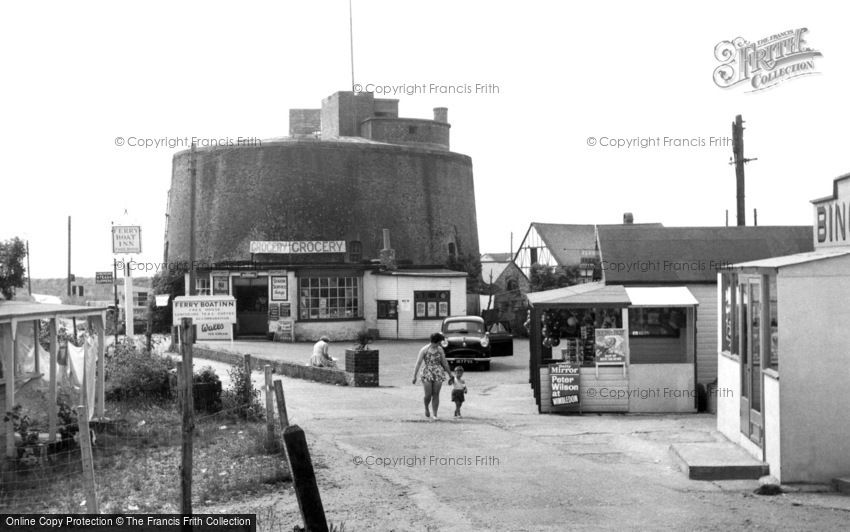 St Osyth, Martello Tower, Point Clear Bay c1955