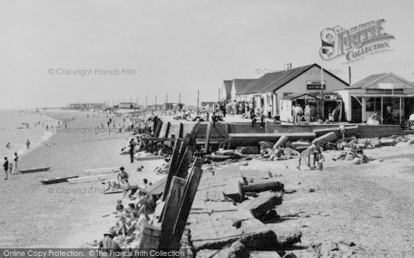 Photo of St Osyth, The Beach And Shops c.1965