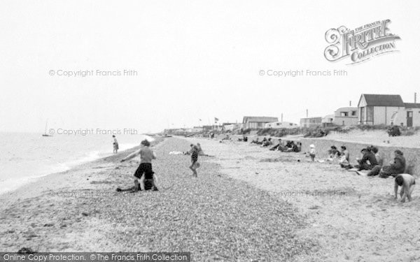 Photo of St Osyth, The Beach c.1955