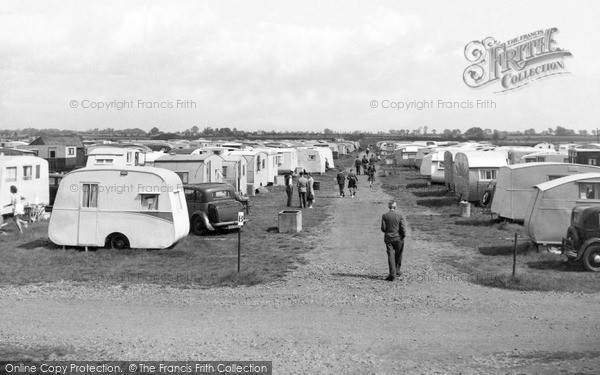 Photo of St Osyth, the Caravan Camp c1955