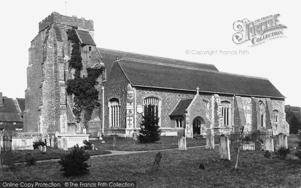 Photo of St Osyth, The Church 1891
