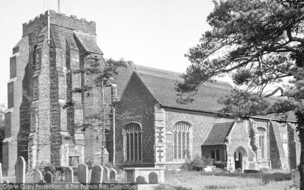 Photo of St Osyth, The Church c.1955