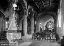 The Church Interior 1912, St Osyth