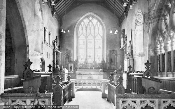 Photo of St Osyth, The Church Interior c.1955