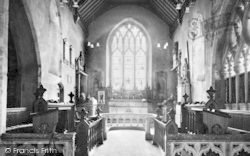 The Church Interior c.1955, St Osyth