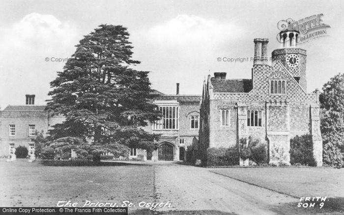 Photo of St Osyth, The Priory c.1955