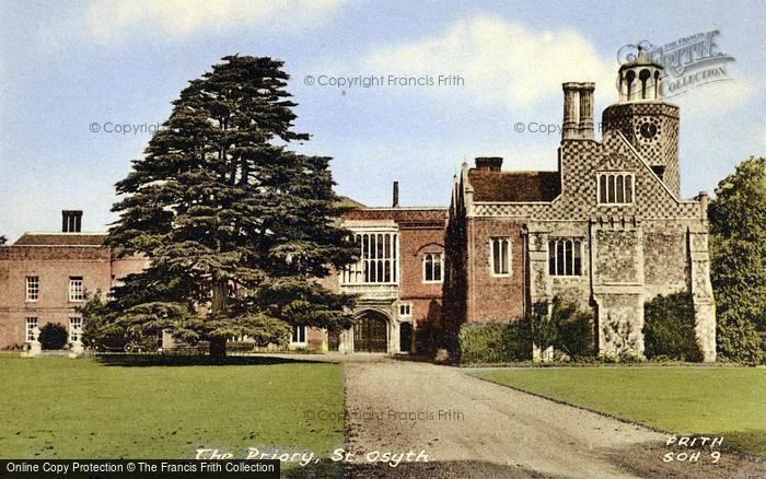 Photo of St Osyth, The Priory c.1955