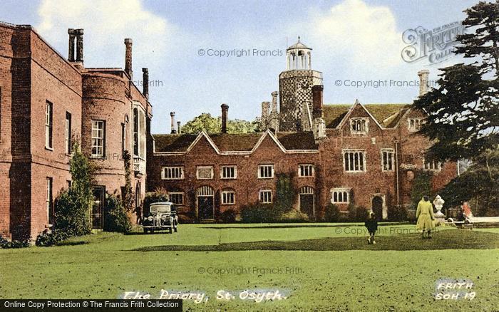 Photo of St Osyth, The Priory c.1955