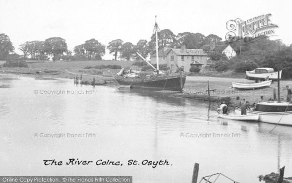 Photo of St Osyth, The River Colne c.1955