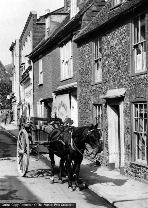 Photo of St Peter's, A Horse And Cart 1912