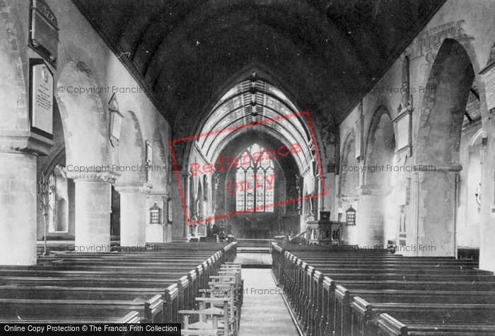 Photo of St Peter's, Church Interior 1908