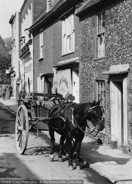 Photo of St Peter's, Horse And Cart 1912