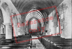 St Peter's, St Peter's Church Interior 1899, St Peters