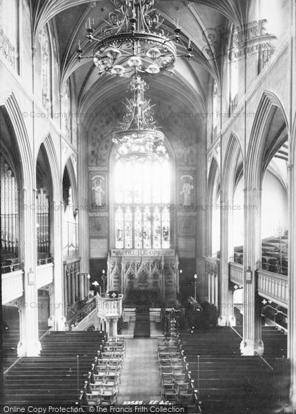 Photo of St Peter's, The Church, Interior 1897