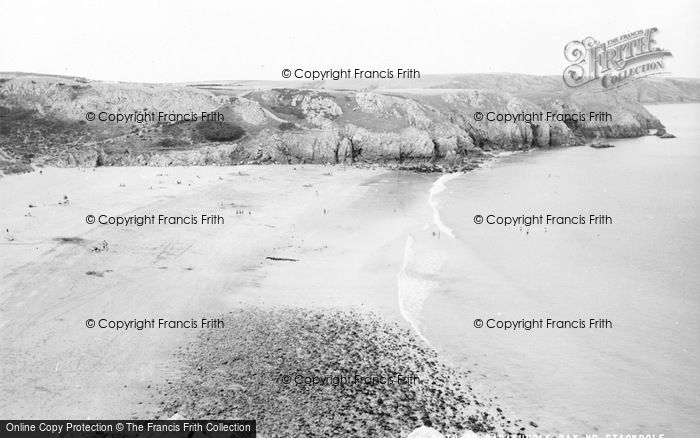 Photo of Stackpole, Barafundle Bay c.1960