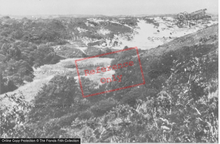 Photo of Stackpole, Sandhills And Lake c.1960