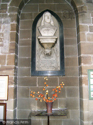 Bust Of Sir Izaak Walton, St Mary's Church 2005, Stafford