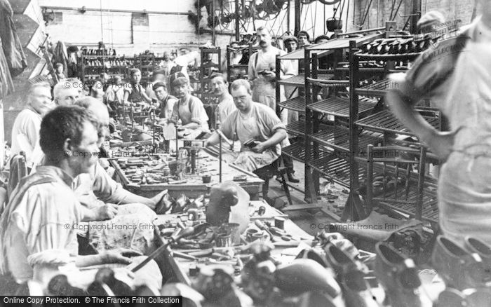 Photo of Stafford, Finishing Room, Mason & Marson Shoe Factory 1926