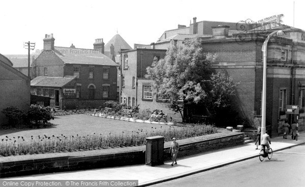 Photo of Stafford, Library Gardens c.1955