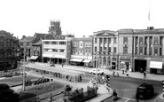 Stafford, Market Square c1965