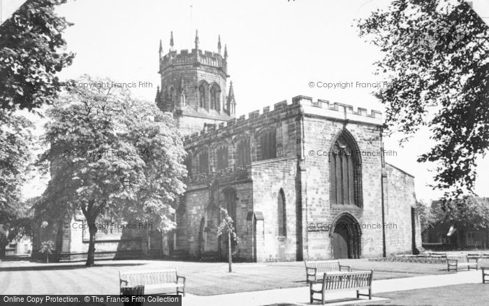 Photo of Stafford, St Mary's Church c.1955