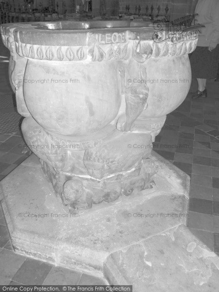Photo of Stafford, The Font, St Mary's Church 2005