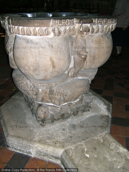 Photo of Stafford, The Font, St Mary's Church 2005