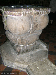 The Font, St Mary's Church 2005, Stafford
