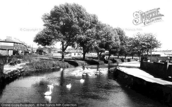 Photo of Stafford, The River Sow c.1955