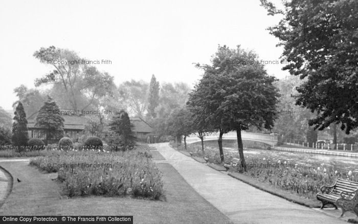 Photo of Stafford, Victoria Gardens c.1955