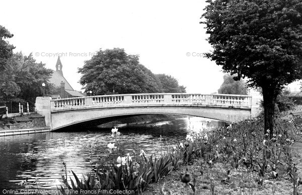 Photo of Stafford, Victoria Park c.1955
