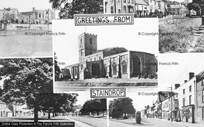 Photo of Staindrop, Composite c.1955