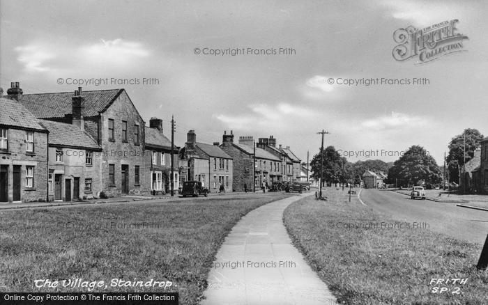 Photo of Staindrop, The Village c.1955