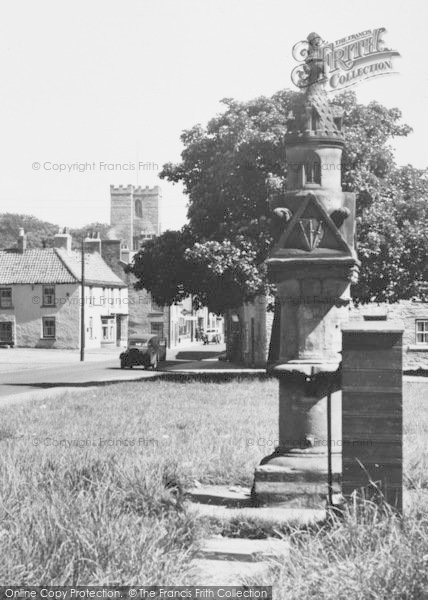 Photo of Staindrop, The Village Pump c.1955