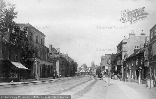 Photo of Staines, High Street 1895