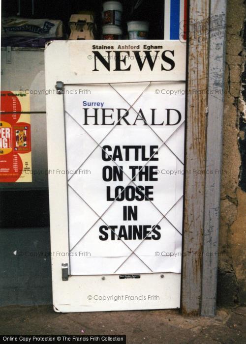 Photo of Staines, Hot Local News 2004