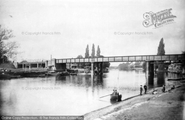 Photo of Staines, Railway Bridge 1890