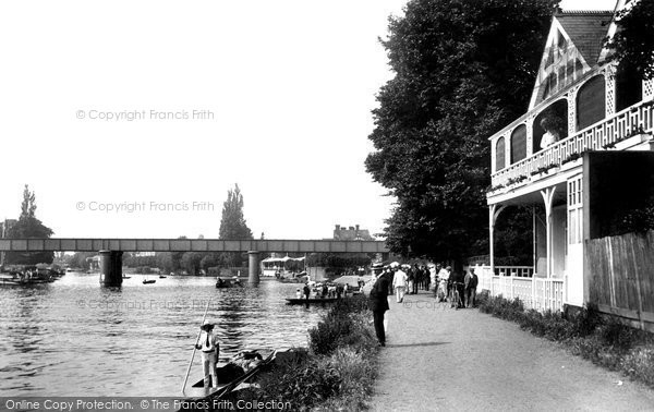 Photo of Staines, River Thames And Bridge 1907