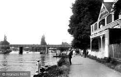 River Thames And Bridge 1907, Staines