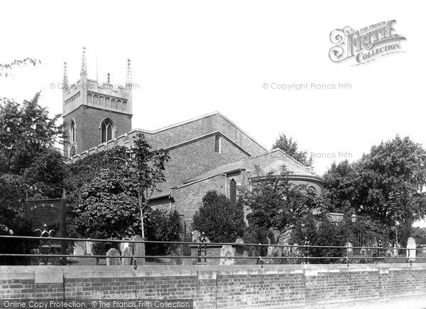 Photo of Staines, St Mary's Church 1895