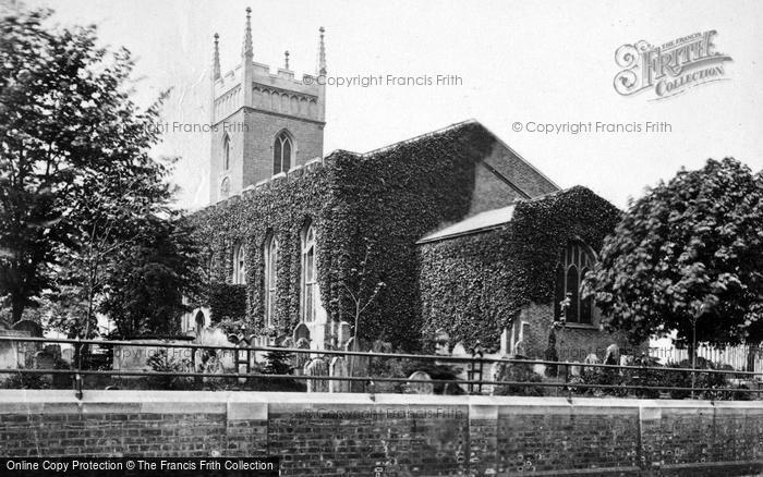 Photo of Staines, St Mary's Church c.1880