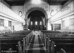 St Mary's Church Interior c.1880, Staines
