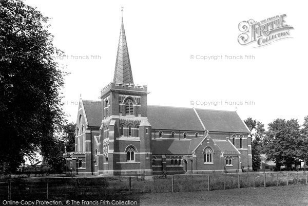 Photo of Staines, St Peter's Church 1895
