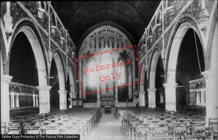 Photo of Staines, St Peter's Church Nave East 1895