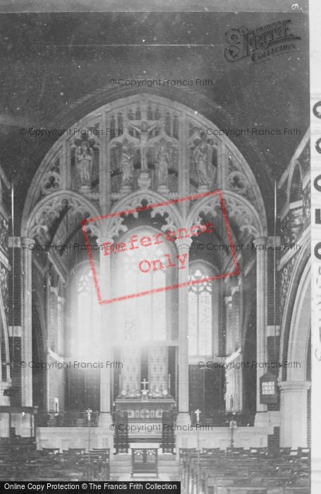 Photo of Staines, St Peter's Church Nave East 1895