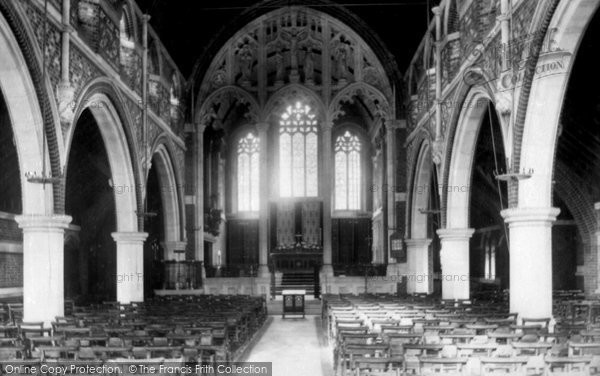 Photo of Staines, St Peter's Church Nave East 1899