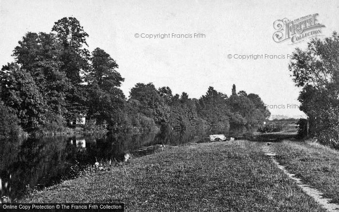 Photo of Staines, The River Bank c.1880