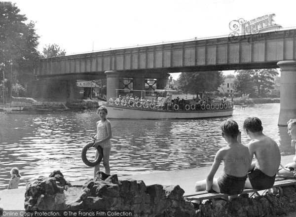 Photo of Staines, The River Thames c.1955