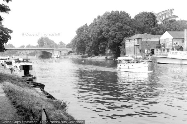 Photo of Staines, The River Thames  c.1965